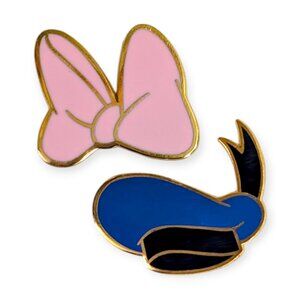 DuckTales Disney Pins: Donald Duck and Daisy Duck Sailor Hat and Pink Bow